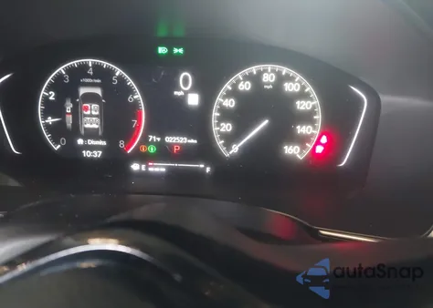 2024 Honda Civic Ex-L z USA, uszkodzony, nr VIN 19XFL1H71RE016009